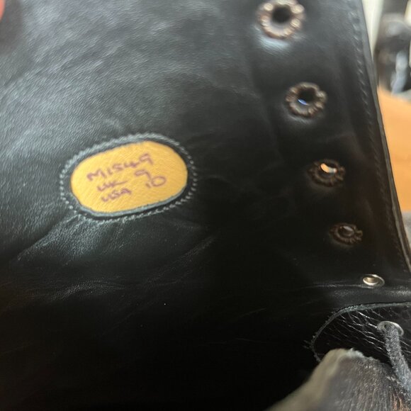 Barker Black Boulderson Boot – Black Pebble Grain – Vibram Sole – UK 9 / US 10 main image 5